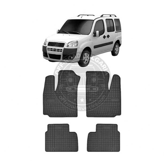 Полски Гумени стелки за пикап Fiat Doblo 2001 2008 година