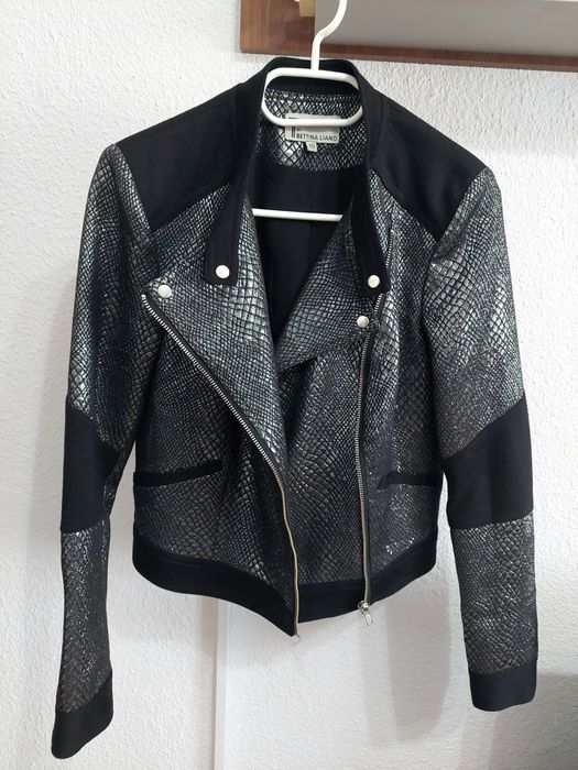 Jachetă argintie damă