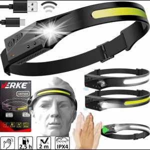 Челник 2в1 BL-G28-XPE+COB със сензор,батерия и USB зареждане,риболов