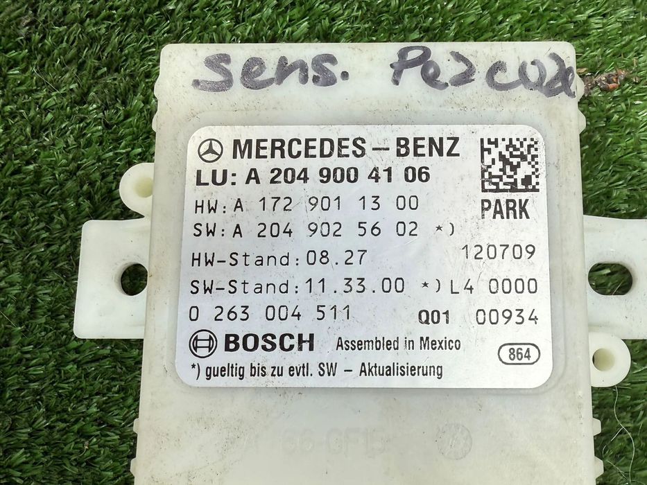 SENSOR MODUL PARCARE MERCEDES BENZ C220 C204 W204 CDI C-CLASS COUPE 2.2 DIESEL 2013 2008-2014 MERCEDES BENZ C250 C204 W204 CDI 2.2 DIESEL 2012 2008-2014 COD OEM A2049004106 A2049009004