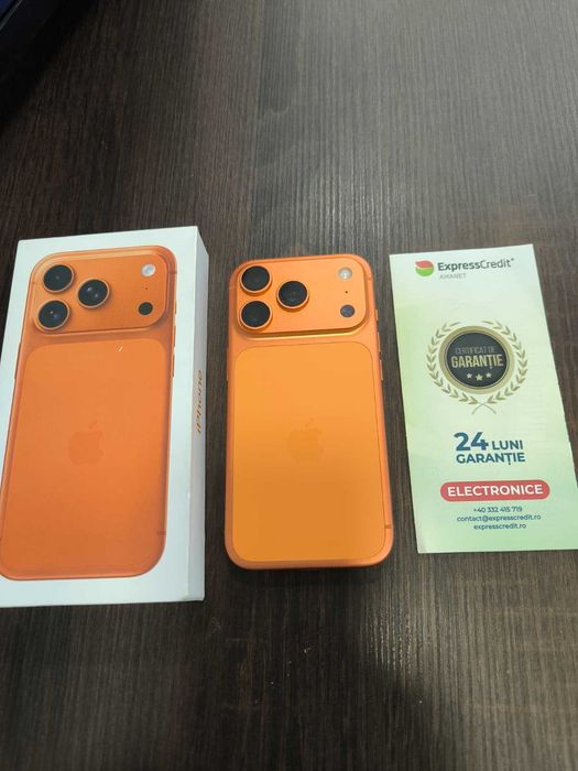 iPhone 17 Pro 256GB 100% Bateria (ag24 Harlau b.46110)-Garantie 2 ani!