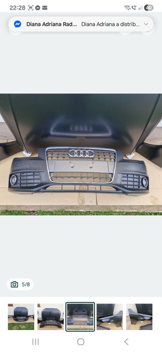 Bara Fata Capota Aripi Audi A4 B8 NOI 2008-2012