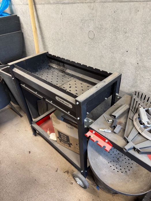Мангал Grillver на колесиках