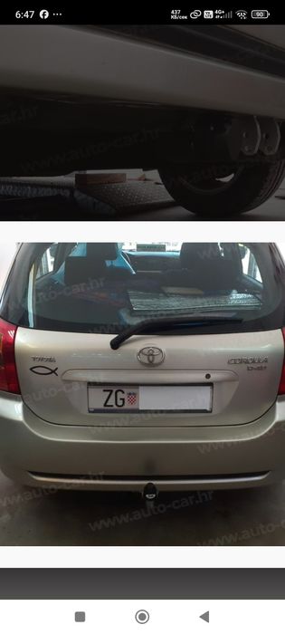 Toyota corolla E12 хечбек теглич