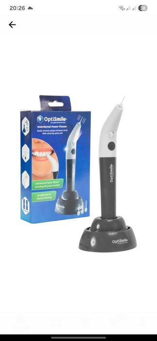 Optismile Power Flosser, 3 trepte presiune, include 60 captete