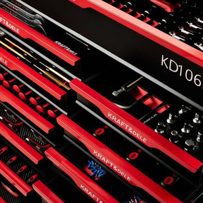 Dulap complet cu roti, 12 sertare, 479 elemente, Kraft