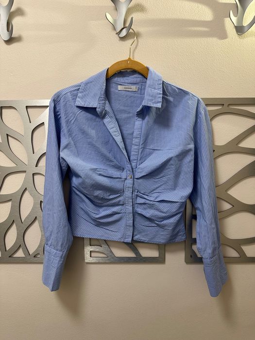 Кроп вталена риза Reserved