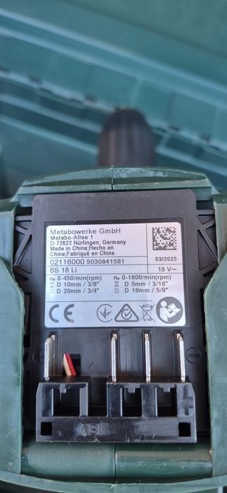 Metabo autofiletanta ,rotopercutor pe acumulator