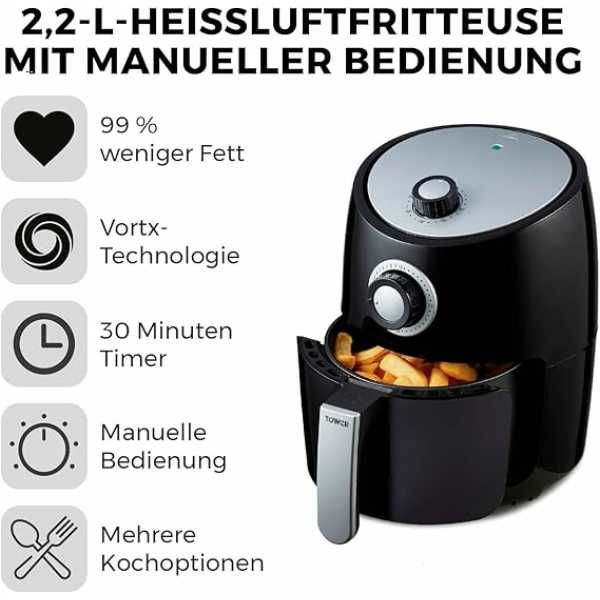 Фритюрник с горещ въздух Tower T17023