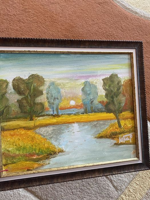 Две картини с маслени бои