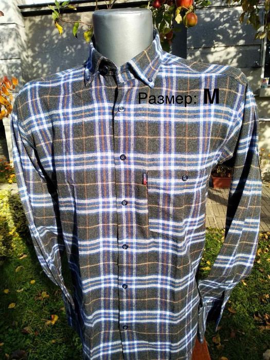 Мъжки ризи НОВИ класически с копчета - размер М и L