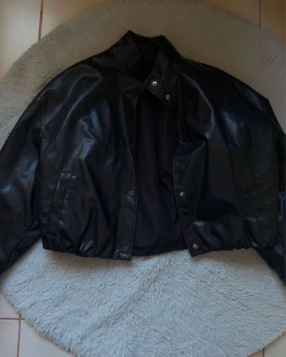 ZARA бомбър кожено яке