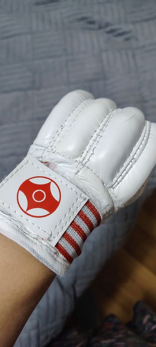 Перчатки кожаные