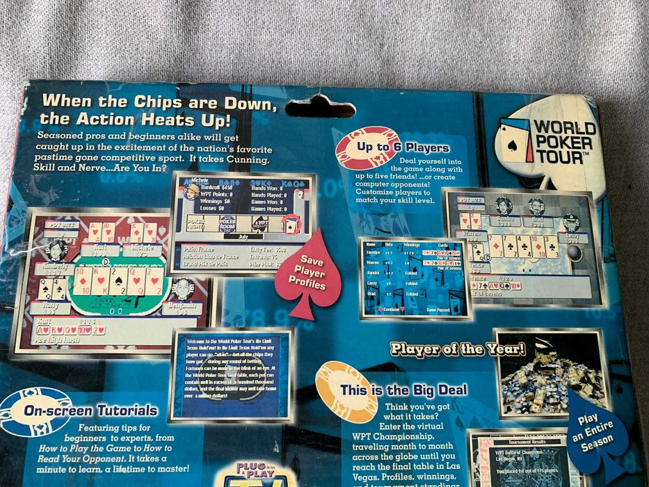 Consolă Plug & Play TV World Poker Tour Texas Hold’em, Jakks Pacific