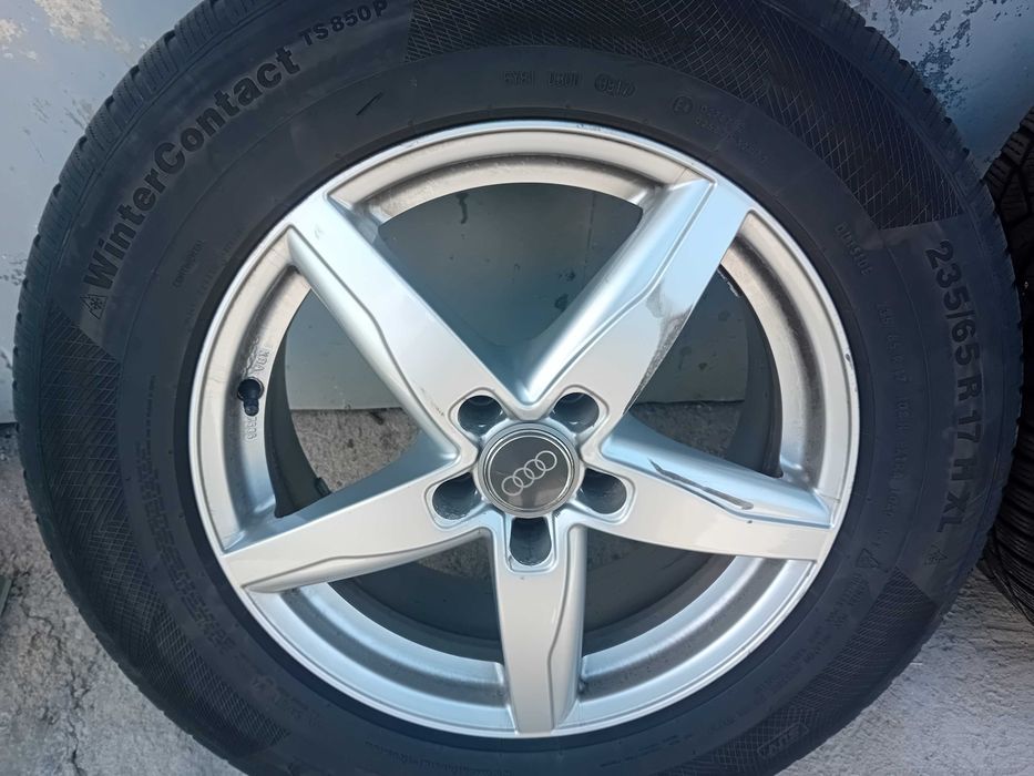 Алуминиеви джанти със зимни гуми за Ауди Q 5 17/235/65