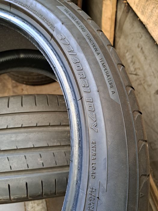 2 anvelope 275/40 R21 Yokohama 6mm