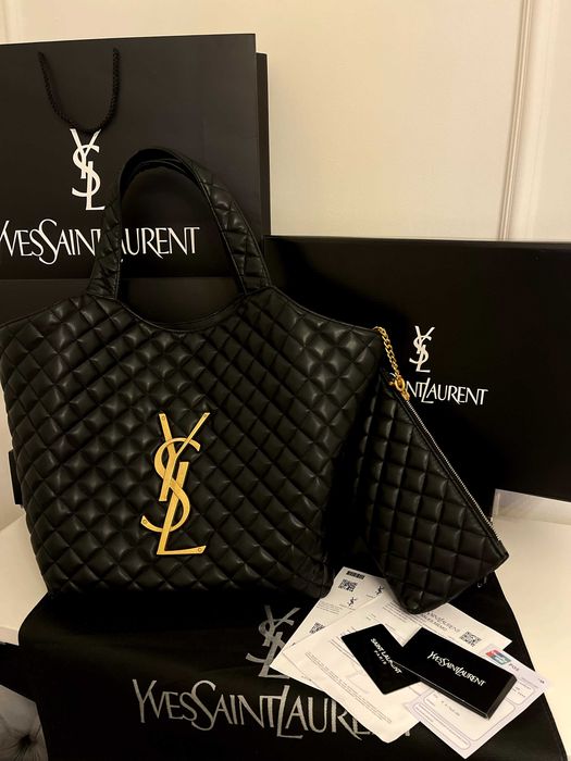 Poseta/Geanta Yves Saint Laurent ICare Leather 43x38x5