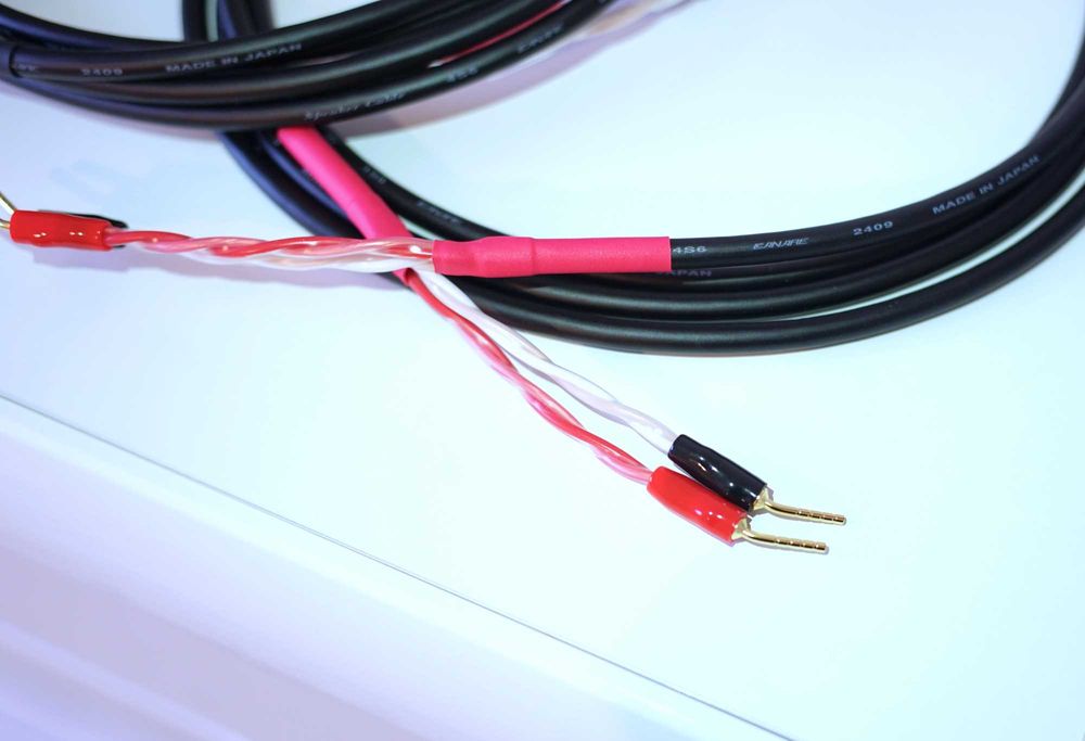 Canare Japan - Cabluri audio boxe 3m lungime mufe PIN, QUAD