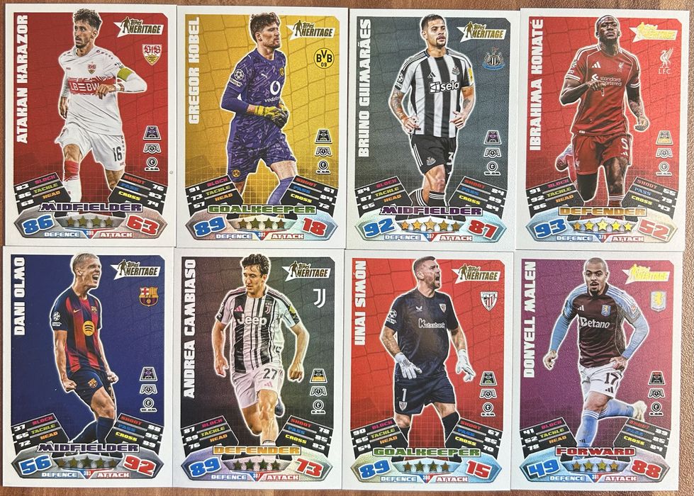 Match Attax 25/26 карти за размяна