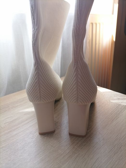 Botine de primăvară din material textil, nr 40