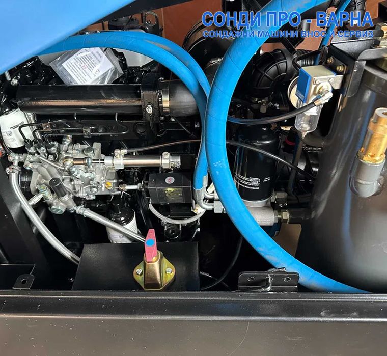 Нов Мобилен винтов компресор 30HP/3.5CN2 дизелов двигател 30 к.с. 7bar