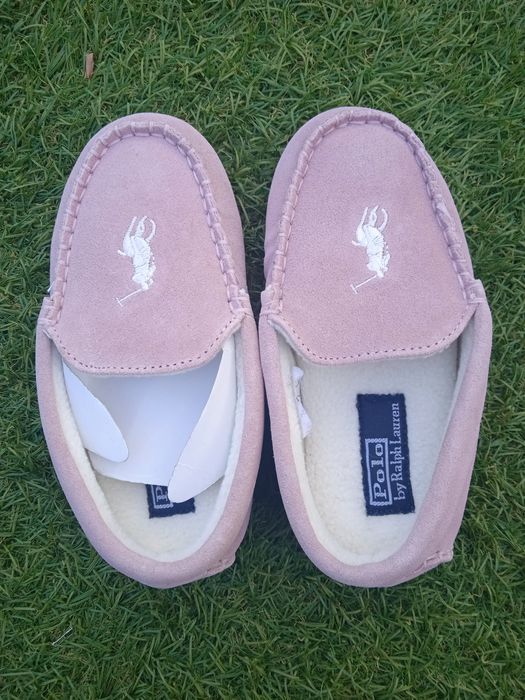 Пантофки Ralph Lauren естествен велур р 25,5 нови