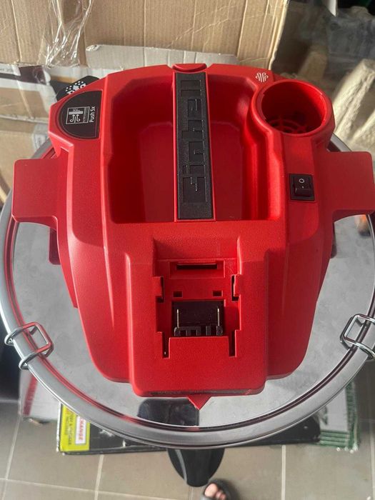 Aspirator cenușă Einhell TE-AV 18/15 Li C-Solo Power X-Change fără fir (18 V, putere aspirare de 100 mbar, vas inox 15 l, funcție de suflare)