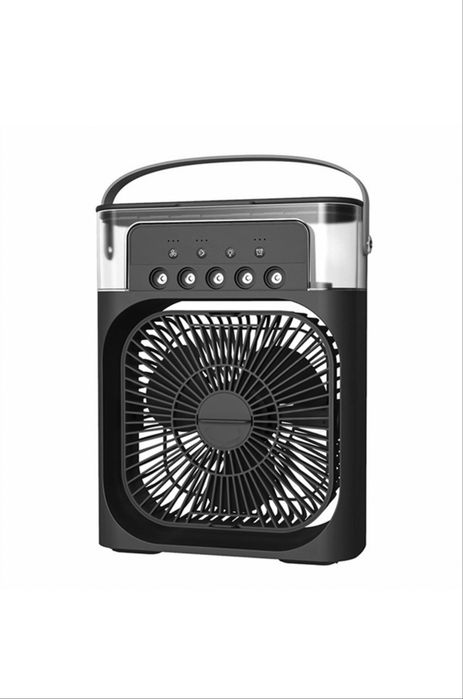 Ventilator cu pulverizare apa, aromatherapy, lumina LED