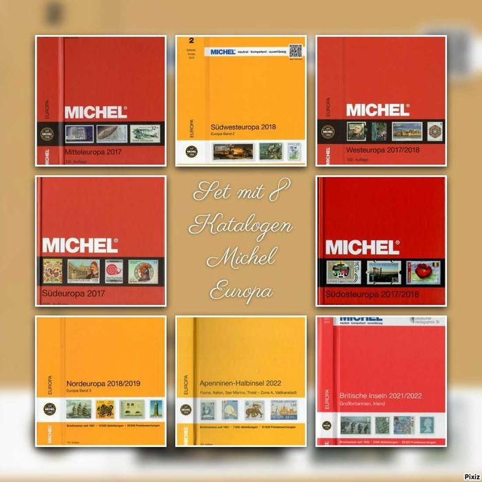17 Михел каталози Европа 2017-2023 (на DVD)