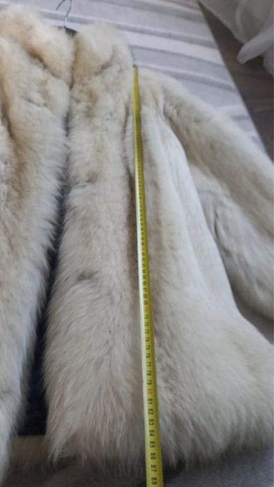 Blana vulpe alba L XL 120 cm bust