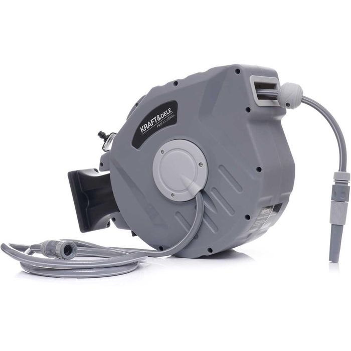 Tambur automat, furtun pentru gradina 20 metri, diametru conector