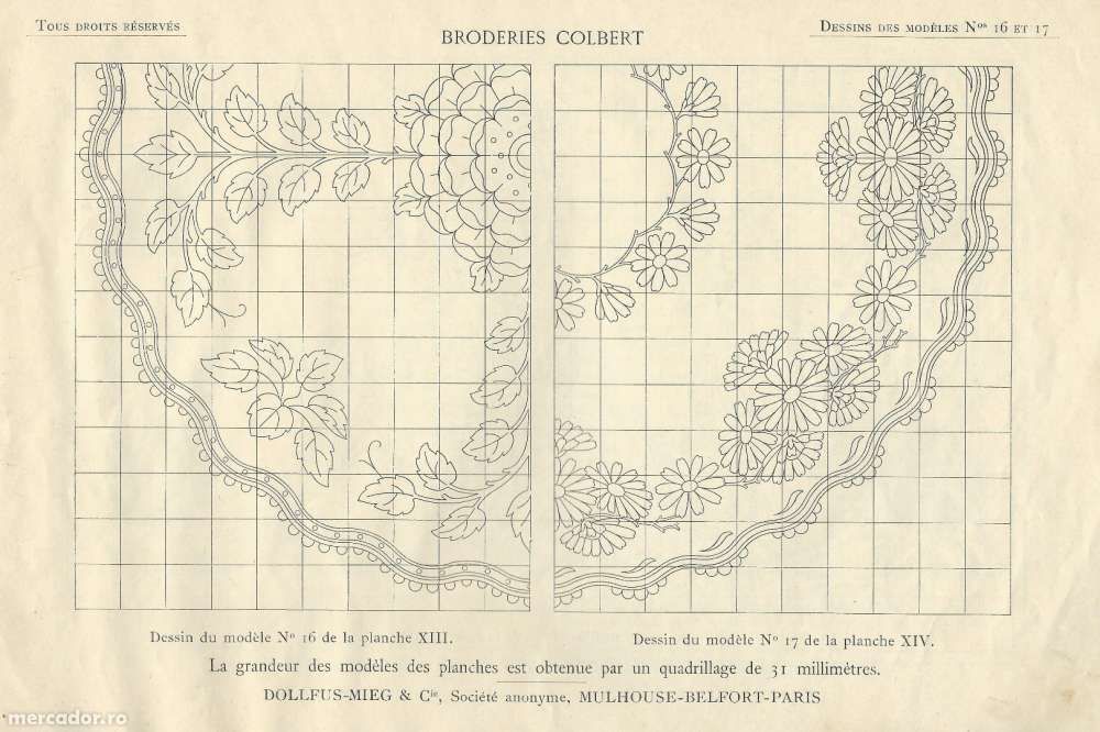 Broderies Colbert - broderie franceza - deosebita!!!