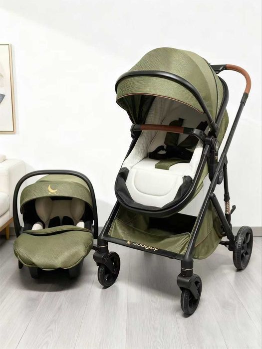 Kоляска 2 в 1 Gindav Premium Beige