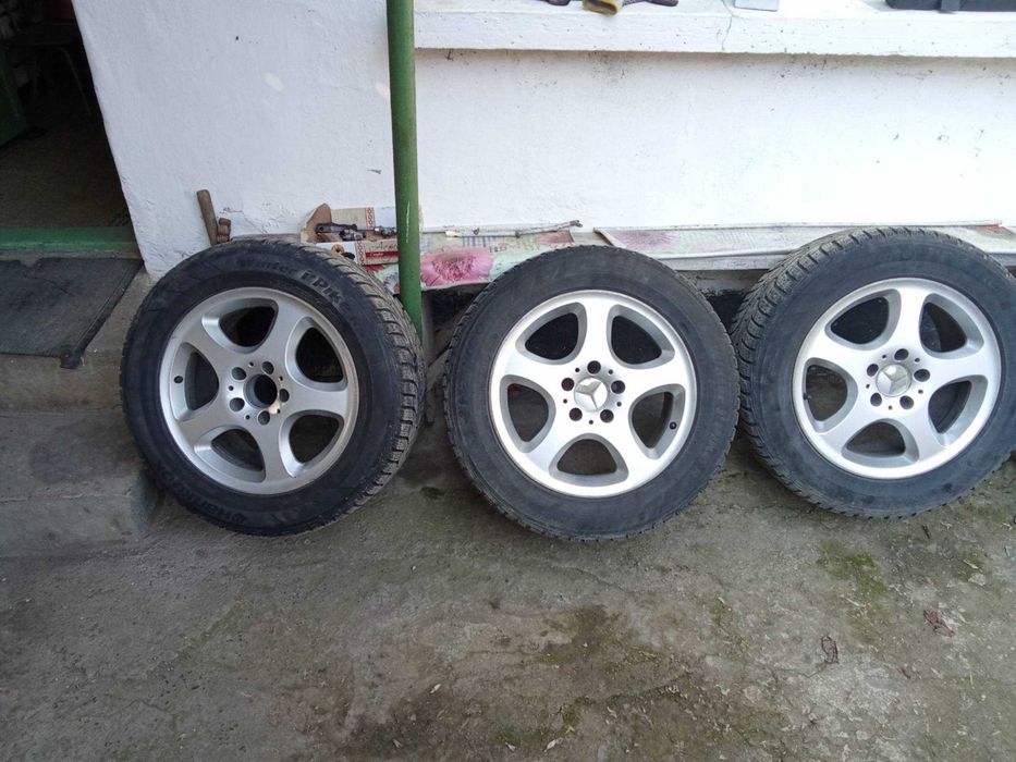 Джанти с зимни гуми - 225/55 16 за Мерцедес W210, W211