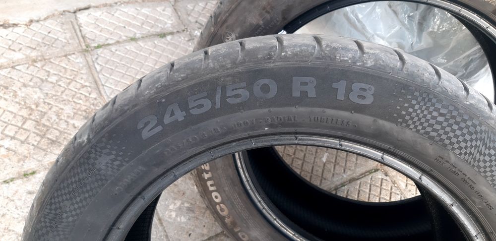 2бр  245/50/18 continental