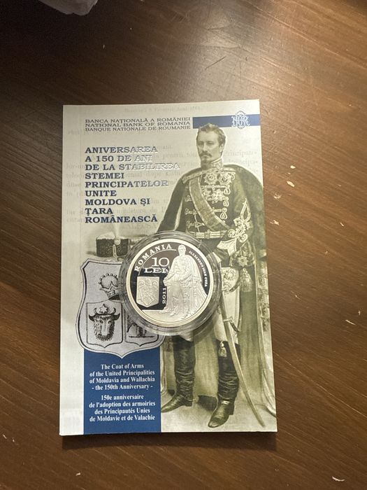 MONEDA BNR Stema Principatelor 10 lei 2011