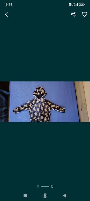 Ново  красиво горнище за момиче размер 110