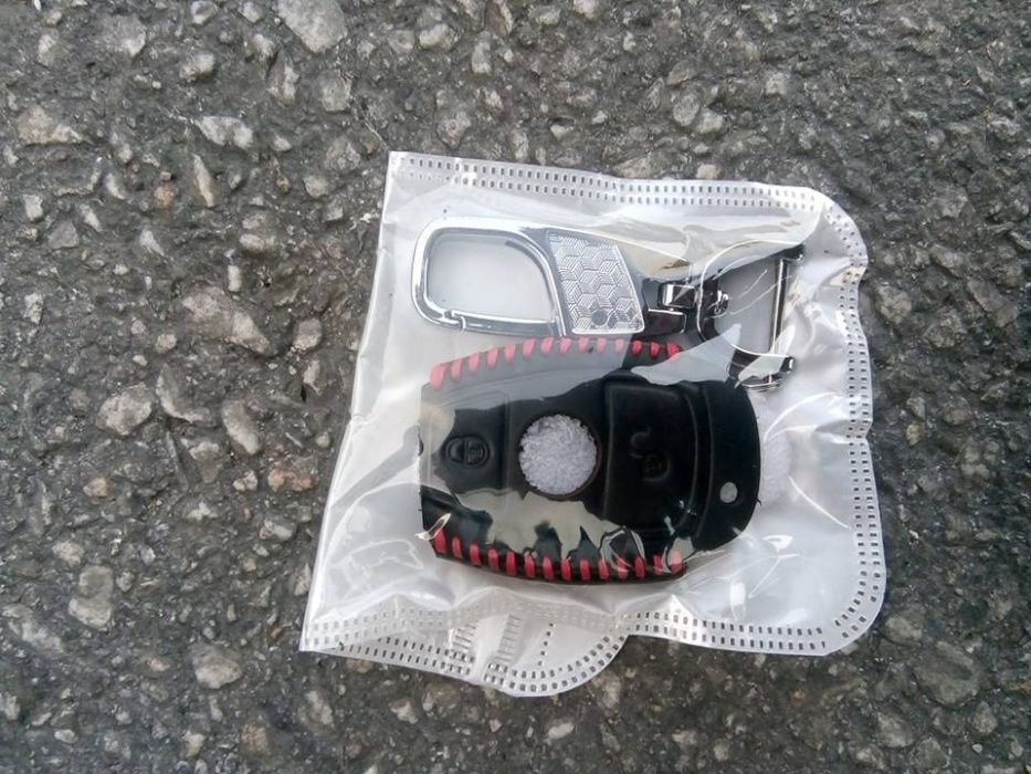 Кожен калъф, кейс ключодържател за автомобилен ключ Mercedes-Benz W203