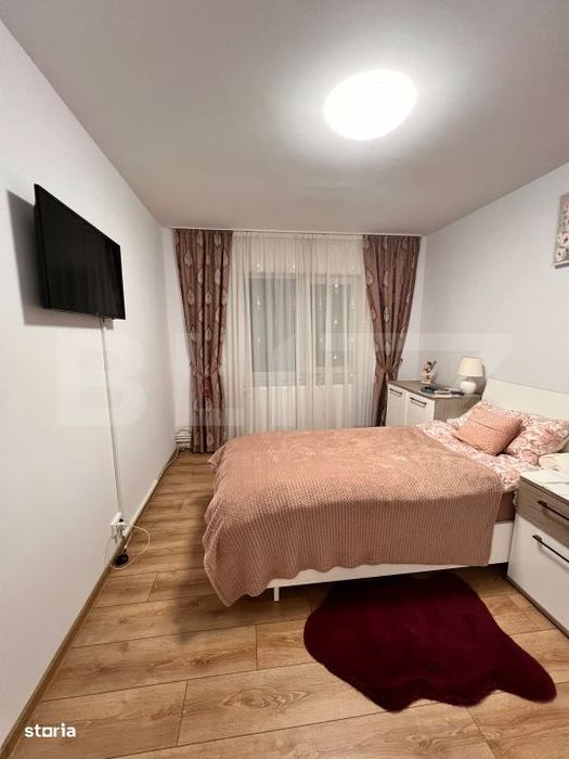 apartament 4 camere mobilat si utilat-zona buna
