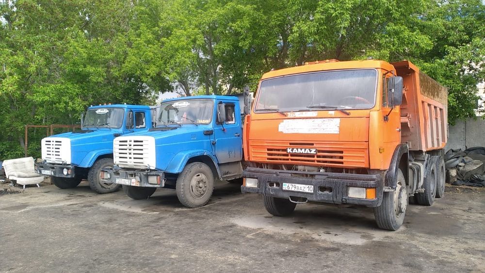 Аренда грузовых автомобилей Зил Камаз. Услуги самосвалов ...