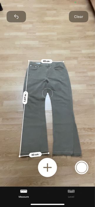 Zara Flared Jeans Khaki