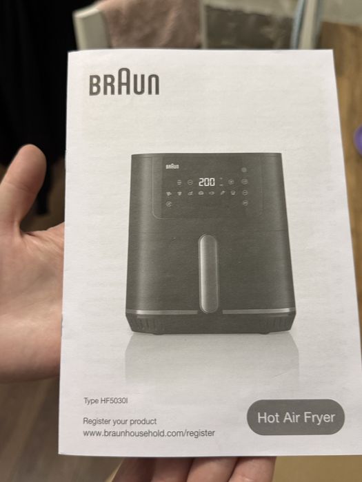 Продам аэрогриль BRAUN HF5030IBK