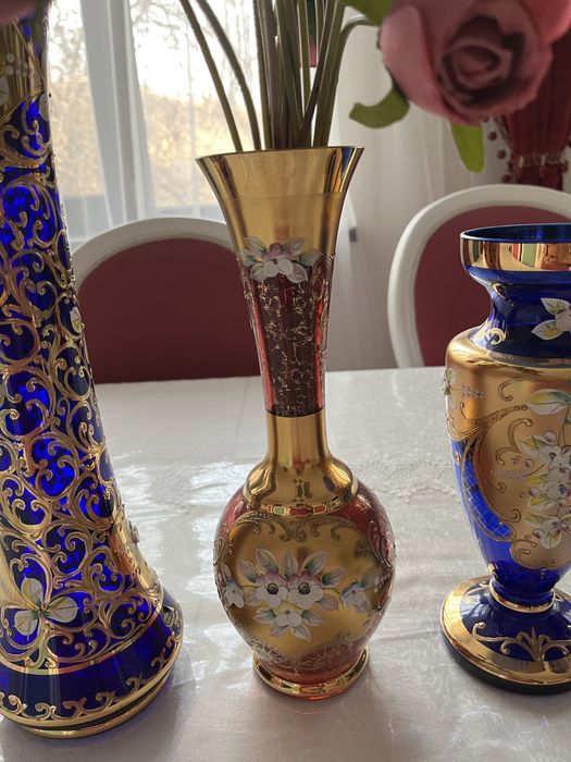 Вазы Богемия .новые