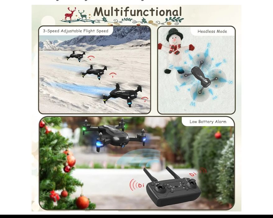 Drona WipKviey T26 Astronaut Quadcopter 1080hd camera