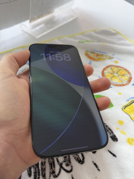 iPhone 16 PRO MAX 256 GB negru 100% bateria