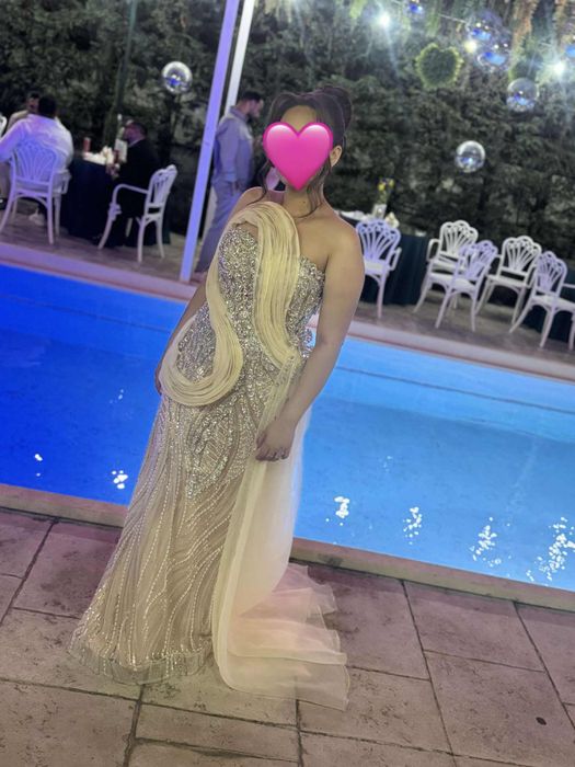 Vand rochie de ocazie tip bijuterie