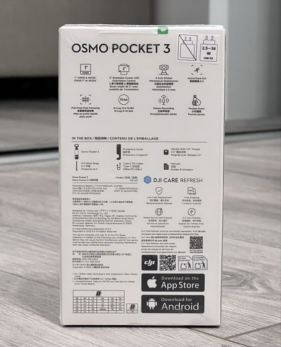 Camera video sport DJI Osmo Pocket 3, Standard Combo, 4K, Wi-Fi - GARANTIE/NOUA/SIGILATA