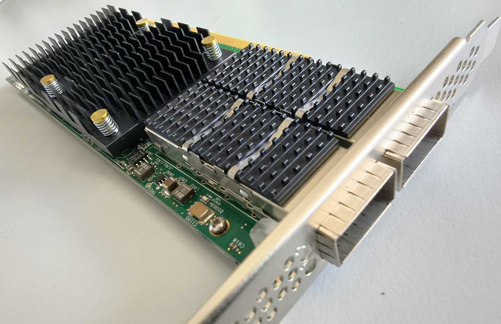 Chelsio T62100-LP-CR 100/50/25/10GbE DP QSFP28 PCIe NIC RDMA iWarp