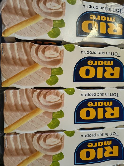 Lot 4 Pachete Ton în Suc Propriu Rio Mare (12 Conserve x 80g) - Valabilitate 2027