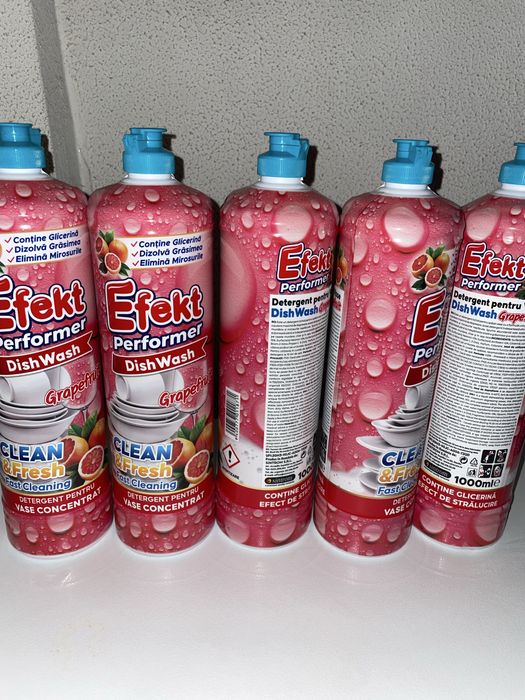 5 buc detergent de vase concentrat la 1 litru